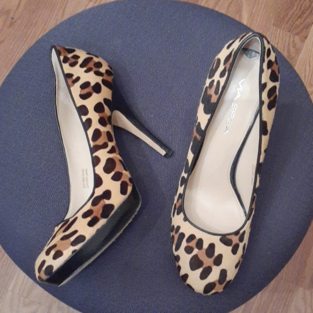 Via Spiga Animal Print Pumps 8.5 M - Picture 8 of 8